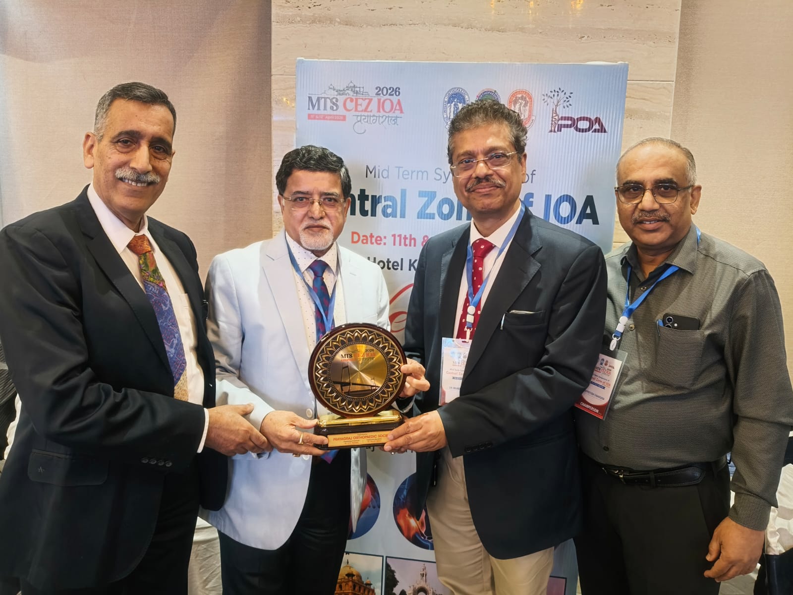 प्रयागराज में चमके वाराणसी के डॉ. अजीत सैगल, IOA सिंपोजियम में दिया विशेष व्याख्यान